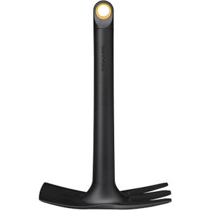Fiskars Combi Hoe, Length: 28 Cm, Fibreglass Reinforced Plastic, Black/Orange, Sturdy, 1072100