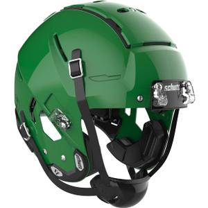 Schutt F7 VTD Collegiate No Facemask (Medium, Molded Gloss Kelly Green)