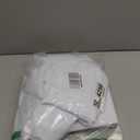 AmazerBath Shower Curtain Liner 2 Pack, 72 x 72 Inches PEVA Plastic Shower Liner with 3 Weighted Stones and 12 Rustproof Metal Grommet, Standard Size Lightweight Shower Curtain - White