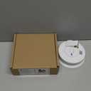 Kidde Smoke Detector, Hardwired Smoke Alarm with 9-Volt Battery Backup, Test-Reset Button, Interconnect Capability, 1 Count (Pack of 1), White