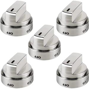 AEZ73453509 Oven Knobs for Lg Stove Knob Compatible with Lg Oven Knobs LRG3036ST, LRG3095ST, LRG3091ST, LRG3094ST, LRG3035ST and LDG3036ST Replace AEZ72909008 AP5669773 2347547 PS7321756(5 Packs)