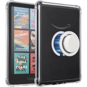 CoBak Magnetic Clear Case for 7" Kindle Paperwhite 12th Gen 2024 and Kindle Colorsoft - Compatible with iPhone MagSafe, for PopSockets Grips, for Belkin/Anker Wireless Charging Pads and Magnetic Stand