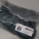 MIULEE 2 Panels Christmas Solid Color Sheer Window Curtains Elegant Window Voile Panels/Drapes/Treatment for Bedroom Living Room (54X84 Inches Hunter Green)