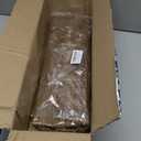 50 Packs Unfinished Scalloped Wood Trim DIY Decorative Wood Molding for Home Wall Cabinet Shelf and Window Door Decor