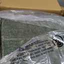 GarveeHome Scalloped Area Rugs 8x10 for Living Room, Dark Green Large Washable Rug Soft Non Slip Backing Floor Mat Carpet Indoor Thin Rug for Bedroom Dining Room Playroom Nursery Home Decor