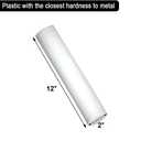 1Pack Round Acetal Copolymer Rods - 2 -Inch Diameter and 12-Inch Length Opaque White Acetal Copolymer Rods POM-C Standard Tolerance Perfect for Non-Marring Fixtures(2in12in)