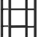 USIKEY 10 Tiers Narrow Shoe Rack for 10-20 Pairs - Sturdy Metal Tall Shelf With 4 Hooks, Slim Storage Organizer, Space Saving Vertical Design for Entryway, Closets - Black (10 Tier ( 12.6 x 11 x 69.5 inches))