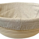 Banneton Bread Proofing Basket Banneton Basket Set Sourdough Proofing Basket Round Proofing Bowls Handmade Rattan Baskets and Liner, set of 1
