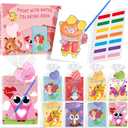 iRugosa hapfyer 24 Pack Water Coloring Book Valentines Day Gifts for Kids, Mini Coloring Books Bulk with Valentines Cards for Kids Classroom School Gifts Prizes Exchnge Goodie Bag Stuffers