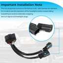 for 09-18 Dodge Ram Conversion Harnesses - Quad Housing to Projector Headlight - Upgrade Your Truck's Lighting 2PCS