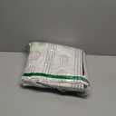 100% Boho Blackout Curtains 96 Inches Long for Bedroom, Blue on Beige Patterned Bohemian Curtains for Living Room, Geometric Striped Thermal Insulated Window Drapes Gromment Top 2 Panels