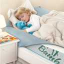 Baby Bed Bumpers for Toddlers, Foam Bed Guard Rail for Kids Bed Twin Full Queen King Size Bed, 2 Pack