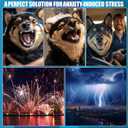 Dog Anxiety Vest Comfort Relief Coat, Dog Anxiety Calming Vest Wrap for Thunderstorm, Travel, Fireworks, Vet Visits, Separation Anxiety Relief for Dogs