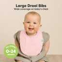 8-Pack Organic Baby Bibs for Boys, Girls - Soft Cotton Drooling and Teething Bibs for Baby Girl & Boy, Extra Absorbent, Easy To Clean & Put On for Toddler, Newborn, Infant 0-24 Months (Embrace)