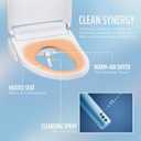 TOTO WASHLET KS5 Electronic Bidet Toilet Seat with Instantaneous Water Heating, Self-Cleaning Wand and Heated Seat, Elongated, Cotton White - SW3216#01