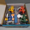 Train Set for Toddlers w/Steam, Music & Lights - First Choo Choo Train for Toddlers, Electric Train Set for Kids, Magnetic Train Toys, Christmas Birthday Gifts for Boys Girls