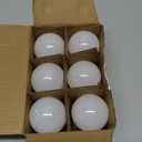 A15 Ceiling Fan Light Bulbs, Dimmable, E12 Base LED Bulb, 5.5W=40W, Warm White 2700K, 500 Lumen, LED Light Bulb, 6 Pack