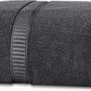 Utopia Towels - Luxurious Jumbo Bath Sheet 1 Piece - 600 GSM (55x25 Inches) 100% Ring Spun Cotton - Highly Absorbent and Quick Dry Extra Large Bath Towel - Super Soft Hotel Quality Towel (Grey)