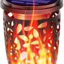 Solar Lanterns Outdoor Waterproof,Flickering Flames Outdoor Solar Lights,Hanging Lanterns Decoration Lighting for Table, Garden, Patio, Tree, Yard, Driveway (1 Pack)