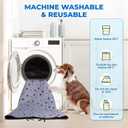 Fostanfly Washable Pee Pads for Dogs, 2 Pack Reusable Super Absorbent Potty Pads, Non-Slip and Leak-Proof 54"x54" for Whelping, Extra Large Potty Training Washable for Puppy