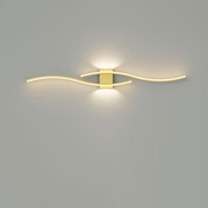 Modern Wall Light Fixtures, 24W Dimmable LED Wall Sconce, Indoor Wall Lamp for Hallway, Wall Mounted Lamp Fixture, Black Bathroom Vanity Light for Living Room Bedroom Stairs (Gold) Modern Wall Light Fixtures, 24W Dimmable LED Wall Sconce, Indoor Wall Lamp for Hallway, Wall Mounted Lamp Fixture, Black Bathroom Vanity Light for Living Room Bedroom Stairs (Gold)