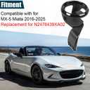 2 x Detachable Car Insert Drink Water Cup Holder Compatible with for Mazda Roadster MX-5 Miata 2016-2025 Water Bottle Holder Mount Storage Beverage Stand Replacement for N2476439XA02,Left Side