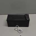 Fireplace Flame Essential Oil Diffuser Humidifier - Ultrasonic Aroma Diffuser with 7-Color Flame Effect, Remote Control & Auto-Off Timer for Bedroom, Home Office,Yoga(Black)