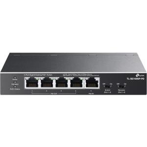 TP-Link TL-SG1005P-PD | 5 Port Passthrough Gigabit Ethernet Switch | 1 PoE++ in@90W, 4 PoE+ Output up to 66W | Plug & Play | Extend Mode | QoS, IGMP, Auto Recovery | PoEPowered ONLY, Free Expert Help