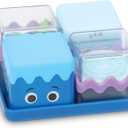 Learning Resources Cool Down Cubes Sensory Fidget Toys - Quiet Fidgets for Kids, Toddlers, and Adults - Calming Corner Items for Classroom or Home, Small Tactile Tools for Play, Focus, and Travel, Medium