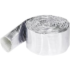 Car Aluminized Sleeving Heat Sheathing Roll - Heat Radiant and Prevent Vapor Lock Heat Shield for Brake Cable/Fuel Line/Spark Plug (1-1/2inch(I.D. Wide) - 72'')