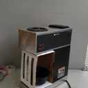 BUNN VPR 12 Cup Pourover Coffee Brewer with 2 Warmers - 120V 33200.0000, Black