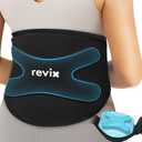 REVIX 3D Ice Pack for Back  30 Min Long-Lasting Cold Therapy with Innovative Dual-Layer Gel, Reusable Large Lower Back Ice Pack Wrap, Soothes Lumbar & Tailbone Discomfort, Muscle Fatigue