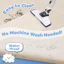 1.5" Thick Padded Baby Play Mat for Floor Tummy Time, Pro Soft Foam Activity Playroom Playmats, Easy Care with Non-Slip Safe for Infant Toddler Kids Crawling 39"x 59" (Beige)