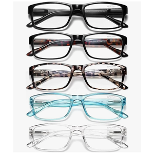Gaoye Professional Reading Glasses for All Day - Computer Readers with Blue Light Protection - Value Pack