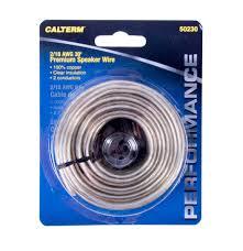 Calterm 50230 Speaker Wire 40' 18 AWG, Black