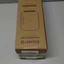 Coanto Food Warming Mat, Electric Warming Tray for Buffets & Parties, Silicone Heating Mat with 7 Temperature Settings, Roll-Up Storage, 17.91"x12.8", Beige