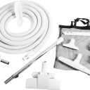 Cen-Tec Systems 94786 Central Vacuum Low Voltage Kit, 40 Ft. Hose, Light Gray