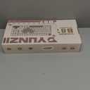 YUNZII B87 Wireless Mechanical Keyboard,QMK/VIA Programmable,TKL Layout 87 Keys,BT/2.4G/USB-C,Hot Swap Gasket Mount RGB Backlit Gaming with Wrist Rest for Win/Mac (Brown Heart, Cocoa Cream V2)