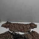 Avidlove Plus Size Garter Lingerie Set Mesh Ruffle Cosplay Lingerie with Mini Skirt 3 Piece Lingerie Set, Leopard Print, 24