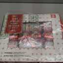 JOYIN 10 Pack Christmas No Snap Party Table Favor with Red & White Snowflake Design, with Party Hat, Joke & Little Gift Inside, for Xmas Gift, Christmas Seasonal Holiday Dinner Traditions