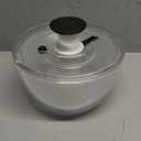 OXO Good Grips Salad Spinner | Lettuce Spinner | Fruit Washer | Fruit Washing Bowl with Strainer | Vegetable Cleaner | Salad Cleaner | Lettuce Washer | 6.22 Quart Capacity