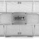 Weber Crafted Rotisserie Crisping Basket StainlessSteel Rotisserie Basket with Removable Divider for Even Crisping