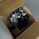 IFELS 2 Pack Heavy Duty Curtain Rods for Windows 28 to 48 Inch, 1 Inch Black Adjustable Curtain Rod Set with Easy Installation and Modern Design (A1,Black,30-60",2Pack)