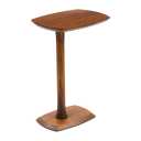Side Table - Stirling Wooden Modern C Shaped End Table - Hand Crafted Tables - End Table for Living Room, Bedroom Bedside Tables and Office