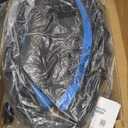 ANCHEER 40"/48" Foldable Mini Trampoline,Max Load 450lbs/550lbs Indoor Trampoline,with 4 Level Adjustable Foam Handle and Resistance Bands,Adult Exercise Trampoline for Home, Garden, and Gym (Blue)