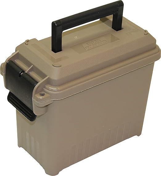 MTM AC15-72 Ammo Can Mini for Bulk Ammo, Water-Resistant Seal, Double Padlock Tabs, 12-Pound Capacity, USA Made, Dark Earth
