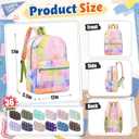 Amylove 36 Pack Bulk School Backpacks for Kids 17 Inch Energetic Color