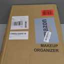 Makeup Organizer For Teen Girl Birthday Gifts, Cosmetic Display Cases with Transparent Cover, Skincare Organizers for Vanity, Perfume Organizer, Lotions Display Case, Lipstick Organizer (Rhinestone)