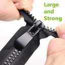 YaHoGa #15 34" Huge Two Way Separating Plastic Zippers for Sewing, Parka, Winter Coat Heavy Duty Zippers Bulk (Huge Size)