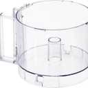 Top with 4 Locking Tabs FP-631AGTXT-1 Food Processor Work Bowl 7-Cup Compatible with Cuisinart DLC-10 Series DLC-10, DLC-10P, DLC-10SY, DLC-10SYP1, DLC-5,DFP-7,Fits DLC-117BGTXT1 Work Bowl Cover